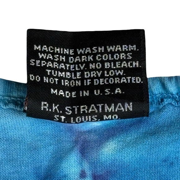 Harley Davidson Tie Dye Tank Top USA Single Stitch Houston Texas XXL - Picture 6 of 9